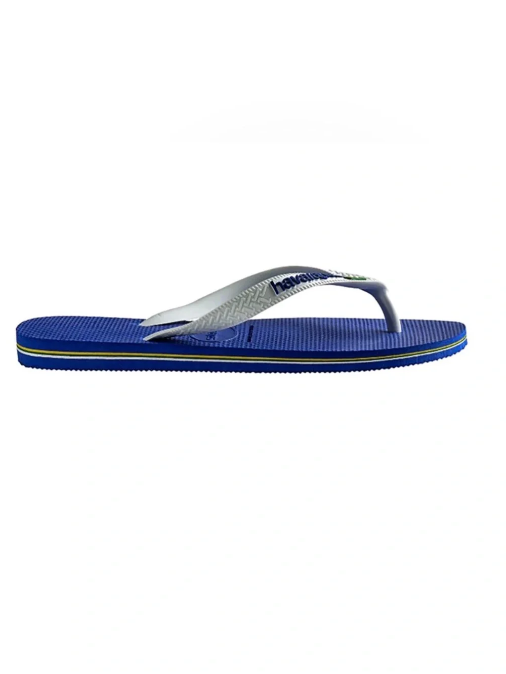 🩴 Havaianas Brasil Logo Marine Blue Flip Flops Men’s 9/10 NWT - Picture 2 of 7